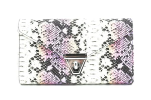 Elegantní  kožená kabelka psaníčko Arteddy - fialová