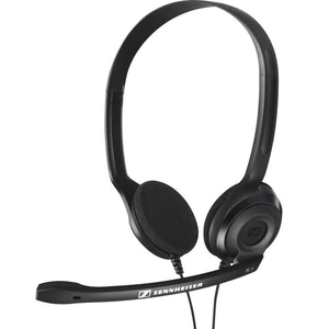 Headset Sennheiser PC 3 CHAT (504195) čierny slúchadlá cez hlavu • frekvencia 42 Hz až 17 kHz • citlivosť 95 dB • impedancia 32 ohmov • 2× 3,5 mm jack