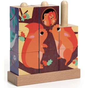 Djeco Navlékací puzzle V lese Djeco Navlékací puzzle V lese