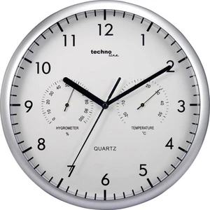 Techno Line WT 650 Quartz nástenné hodiny 26 cm  strieborná