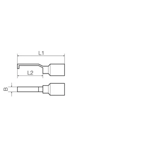 Weidmüller 9036290000 káblová koncovka tvar háčika 0.205 mm² 1.50 mm² čiastočne izolované čierna 100 ks