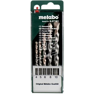 Metabo  627181000  sada vrtákov do betónu 5-dielna 4 mm, 5 mm, 6 mm, 8 mm, 10 mm   5 ks