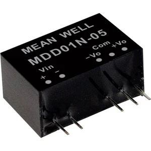 Mean Well MDD01L-05 DC / DC menič napätia, modul   100 mA 1 W Počet výstupov: 2 x