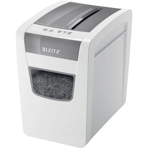 Leitz IQ Home Office Slim P-4 skartovačka časticový rez 4 x 28 mm 23 l Počet listov (max.): 10 Stupeň zabezpečenia (skar