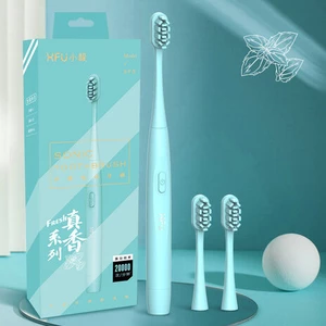 Seago XF3 Sonic Electric Toothbrush Adult Teeth Bright White Tooth Cleaner W/ 3 Brush Heads