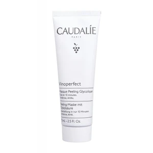 Caudalie Vinoperfect Glycolic Peel Mask 75 ml peeling pro ženy na všechny typy pleti; na rozjasnění pleti