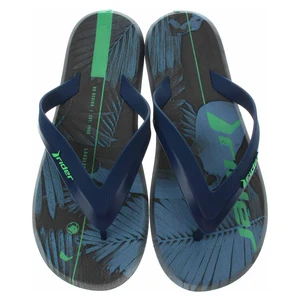 Pánske plážové papuče Rider 10719-26010 black-blue-green 44