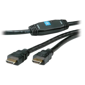 Roline HDMI prepojovací kábel #####HDMI-A Stecker, #####HDMI-A Stecker 30.00 m čierna 14.01.3465 tienený #####HDMI-Kabel