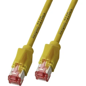 Kerpen K8210GE.3 RJ45 sieťové káble, prepojovacie káble CAT 6 S/FTP 3.00 m žltá samozhášavý, s ochranou 1 ks