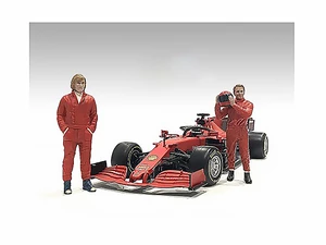 "Racing Legends" 70s Set of 2 Diecast Figures for 1/43 Scale Models by American Diorama