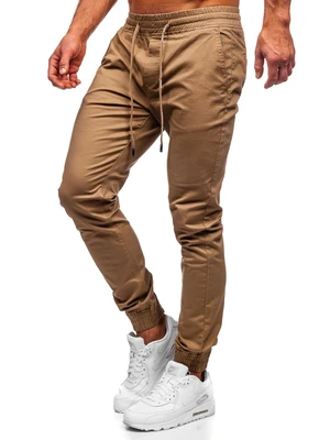 Pantaloni bărbați camel Bolf KA951