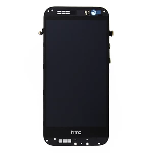LCD + dotyk + přední kryt pro HTC ONE2 M8, grey