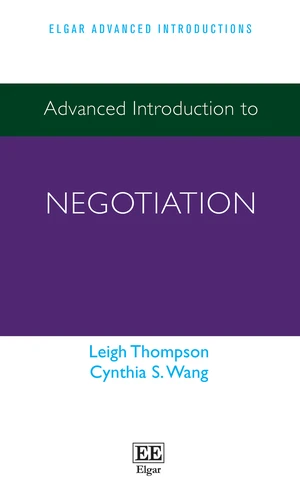 Advanced Introduction to Negotiation