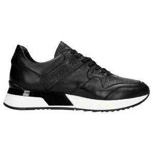 Wojas Trendy Černé Dámské Sneakersy Z Hladké Lícové Kůže