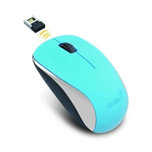 Myš Genius NX-7000 (31030109109) modrá bezdrôtová myš • optický senzor Blue-Eye • rozlíšenie 1 200 DPI • symetrický tvar • ergonomický dizajn • miniat
