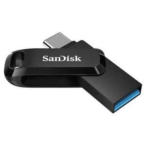 USB flash disk SanDisk Ultra Dual Drive Go 256GB USB-C (SDDDC3-256G-G46) čierny duálny USB flashdisk • kapacita 256 GB • rýchlosť čítania až 150 MB/s 