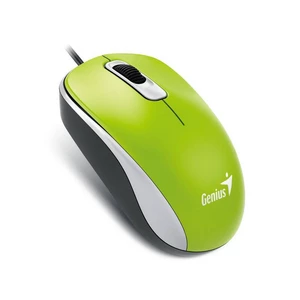 Myš Genius DX-110 (31010116112) zelená počítačová myš • optický senzor • rozlíšenie 1 000 DPI • 3 tlačidlá • kábel 150 cm