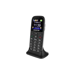 Mobilný telefón Aligator A510 Senior (A510B) čierny tlačidlový telefón • 1,8 "uhlopriečka • TFT displej • 160 × 128 px • zadnej fotoaparát • fotoapará