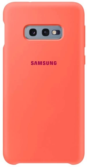Kryt na mobil Samsung Silicon Cover na Galaxy S10e - Berry Pink (EF-PG970THEGWW) puzdro na mobilný telefón • zadný kryt • materiál: silikón • kompatib