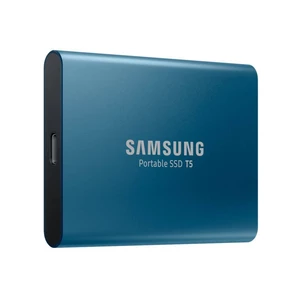 SSD externý Samsung T5 500GB (MU-PA500B/EU) modrý externý disk • kapacita 500 GB • rýchlosť čítania až 540 MB/s • odolný proti nárazom • USB-C (kompat