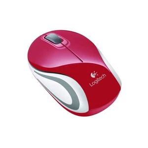 Myš Logitech Wireless Mini Mouse M187 (910-002732) červená bezdrôtová myš • optický senzor • rozlíšenie snímača 1 000 DPI • 3 tlačidlá • nanoprijímač 