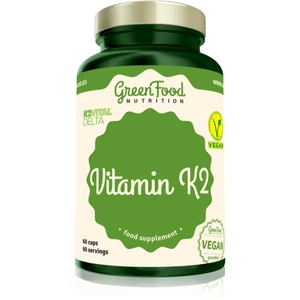 GreenFood Nutrition Vitamin K2 kapsle pro podporu zdraví kostí a kloubů 60 cps