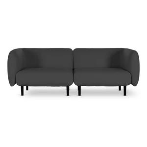 Antracitovosivá pohovka Softline Elle, 230 cm