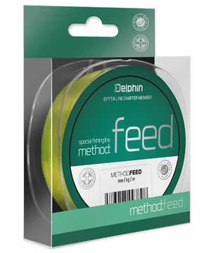 Delphin vlasec method feed žlutá 300 m-průměr 0,14 mm / nosnost 4 lb