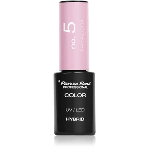 Pierre René Nails Hybrid gélový lak na nechty s použitím UV/LED lampy odtieň No. 5 Pannacotta 6 ml