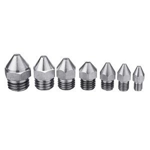 Metric Tooth Stainless Steel Straight Nozzle For 3D Printer Part