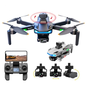 YLR/C S135 GPS 5G WiFi FPV with 8K HD ESC Dual Camera 3-Axis EIS Gimbal 360° Obstacle Avoidance Brushless Foldable RC Dr
