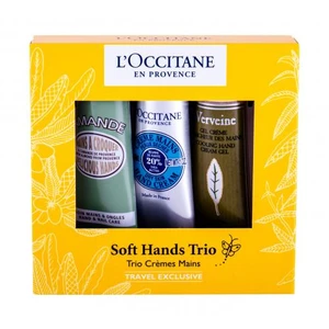 L´Occitane Almond dárková kazeta krém na ruce 30 ml + krém na ruce Shea Butter 30 ml + krém na ruce Verveine 30 ml pro ženy