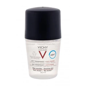 Vichy Homme Anti-Stains 48H 50 ml antiperspirant pro muže roll-on Vichy Homme Anti-Stains 48H 50 ml antiperspirant pro muže roll-on