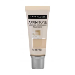 Maybelline Affinitone 30 ml make-up pro ženy 09 Opal Rose na všechny typy pleti; na dehydratovanou pleť