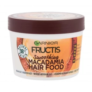 Garnier Fructis Hair Food Macadamia 390 ml maska na vlasy pro ženy na nepoddajné vlasy