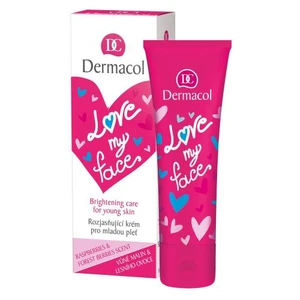 Dermacol Love My Face Brightening Care 50 ml denní pleťový krém pro ženy na všechny typy pleti; na rozjasnění pleti