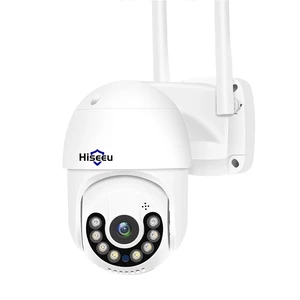 Hiseeu HD 3MP 5x Zoom WIFI IP Camera Outdoor Full Color Night Vision PTZ IP66 Waterproof Security 2MP Speed Camera