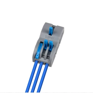FD-13 Orange/Yellow/Blue/Green Wire Connector 1 In 3 Out Wire Splitter Terminal Block Compact Wiring Cable Connector Pus