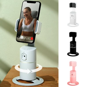 360 Degree Intelligent Rotation Auto AI Recognition Face Object Tracking Gimbal Vlog Shooting Smartphone Holder Stabiliz