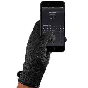 Rukavice MUJJO Jednovrstvé dotykové pro SmartPhone - velikost S (MUJJO-GLKN-011-S) čierne MUJJO Jednovrstvé dotykové rukavice pro SmartPhone - velikos