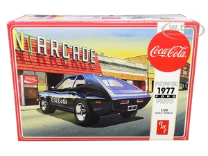 Skill 3 Model Kit 1977 Ford Pinto "Popper" with Vending Machine "Coca-Cola" 2 in 1 Kit 1/25 Scale Model by AMT