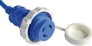 Osculati Plug + Cable 10m Blue 30A