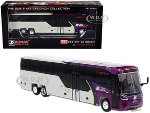 MCI D45 CRT LE Coach Bus "Valley Metro" Destination "50 Camelback RD" "The Bus &amp; Motorcoach Collection" 1/87 (HO) Diecast Model by Iconic Replica