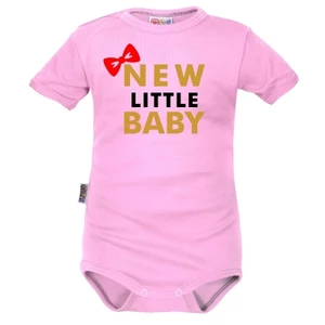 Body krátký rukáv Dejna New little Baby - Girl, růžové, vel. 74 (6-9m)