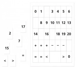 Matematika se Čtyřlístkem 1 - Sada příloh - Číslice