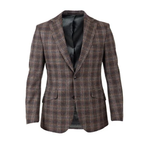 Walker Slater Tweedové sako Walker Slater Edward - Brown & Navy Check - EU 48 / UK 38