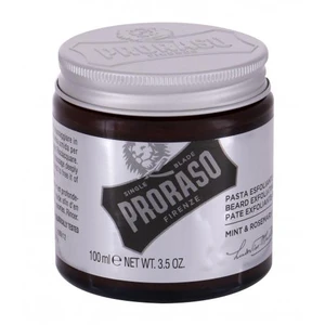 PRORASO Mint & Rosemary Beard Exfoliating Paste 100 ml peeling pre mužov na veľmi suchú pleť