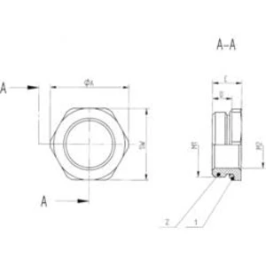 Redukce kabelové průchodky LAPP SKINDICHT MR-M 75X1,5/63X1,5 6KT., 52101979, M63, mosaz, přírodní, 1 ks