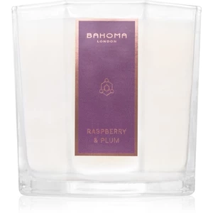 Bahoma London Octagon Collection Raspberry & Plum vonná sviečka 180 g
