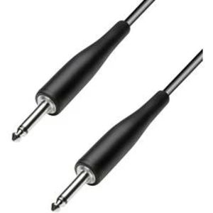 Instrumentální kabel s pogumováním JACK 6,3 mm Paccs, 6 m, černá